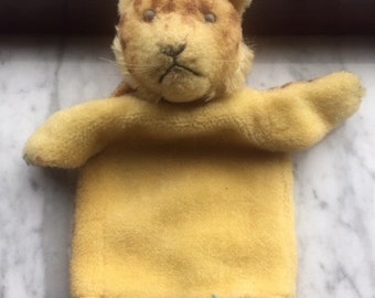 steiff tiger hand puppet