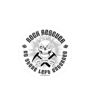 Rock Rescuer sticker