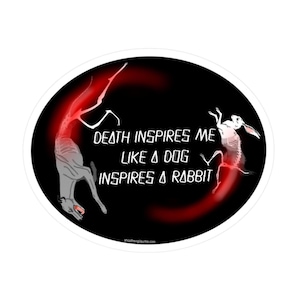 Adesivo La morte mi ispira