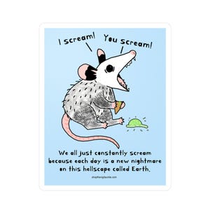 I Scream sticker
