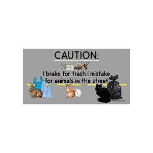 Trash Animals bumper sticker