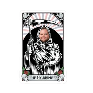 Pegatina de la carta del Tarot de JD Harbinger
