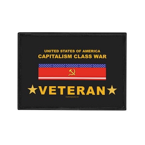 Class War Veteran iron-on patch