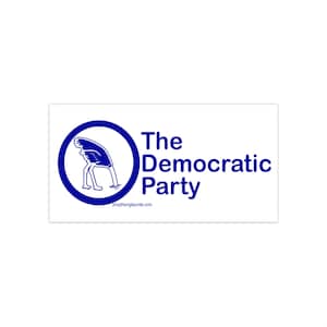 Democratic Party bumper sticker