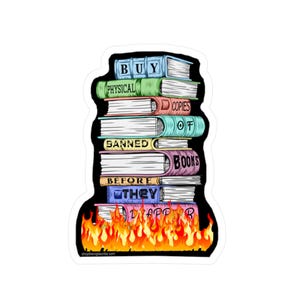 Buy Banned Books sticker