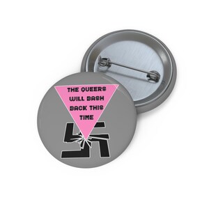 Queers Bash Back button