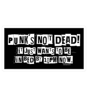 Early To Bed, Early To Rock sticker