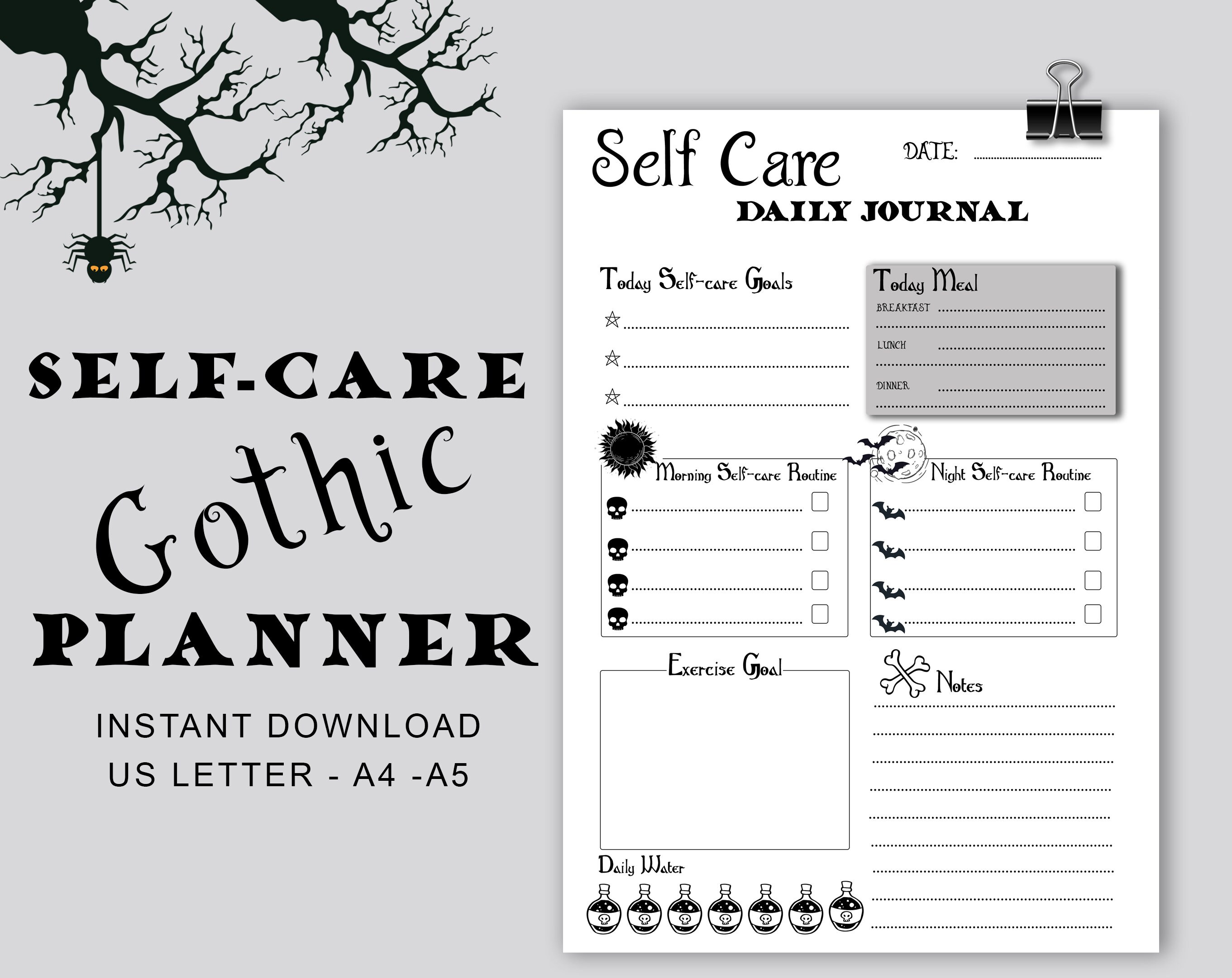 self care planner printable, self care planner, self care planner