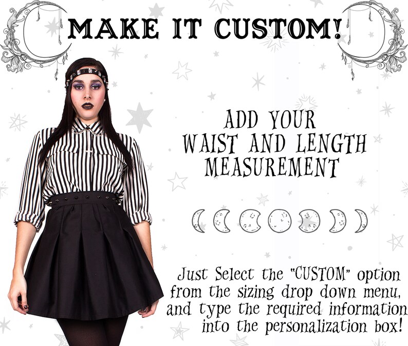 plus size tennis skirt spiked high waist skirt Black gothic pleated skirt grunge skirt goth school mini skirt plus size gothic clothing
