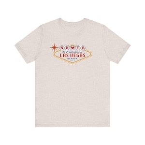 Camiseta de manga corta unisex para niños nueva de NKOTB en Las Vegas