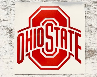 Ohio NCAA Football Ohio State Sticker Ohio State University Logo Decal Vinyl Stickers Choose Your Size Ohio NCAA Football Ohio State Sticker Ohio State University Logo Decal Vinyl Stickers Choose Your Size