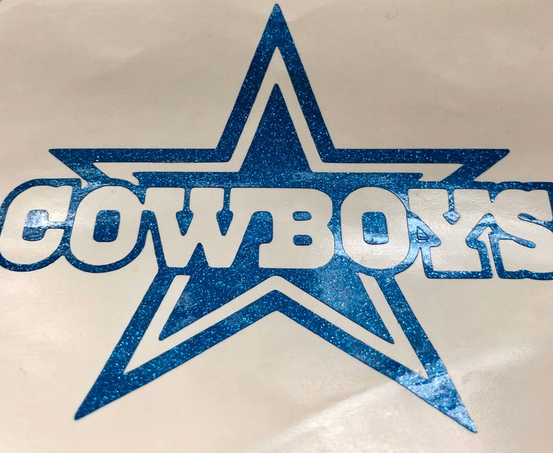 Dallas Cowboys Star Vinyl Decal Dallas Cowboys Sticker Etsy