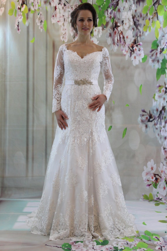 full lace mermaid wedding dress