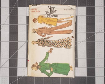 tunic and pants sewing pattern Number 8750 UNCUT Misses/' size 8 Retro Very Easy Vogue misses/' jumper