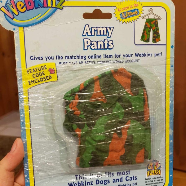 Webkinz Army Pants with Code by Ganz