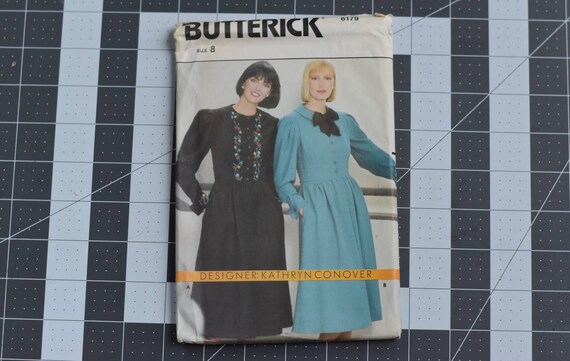 Retro butterick misses' dress sewing pattern Number 6208 UNCUT multiple sizes available