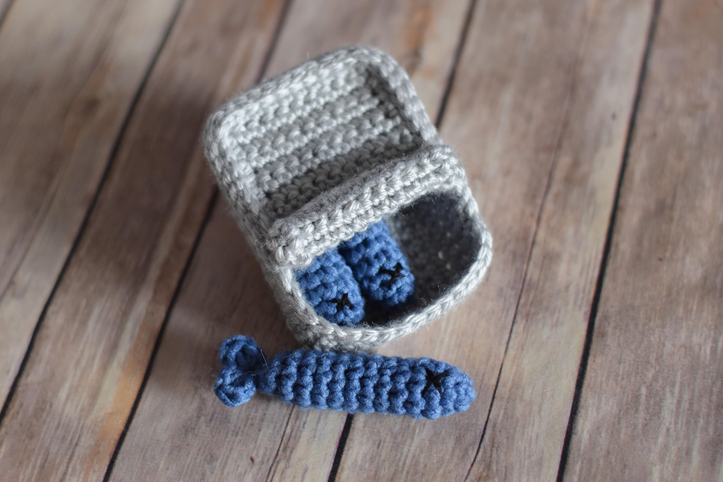 24 Cat Toy Crochet Patterns to Make for Playful Cats and Cat Lovers 11 Sardines In a Can Cat Toy Pattern (Pattern Only)