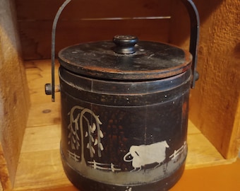 Hand Painted Sugar Bucket