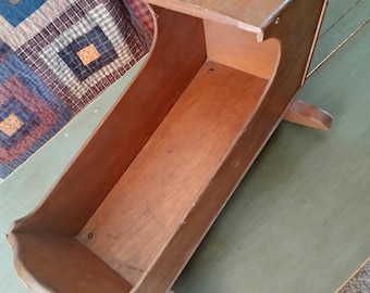 Vintage Doll Cradle, Doll Pictured Not Included