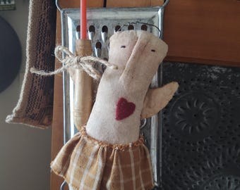 Kitchen Angel, a Primitive Folk Art Kitchen Accent