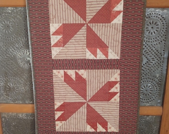 Red, Red Roses, a Quilted Table Runner