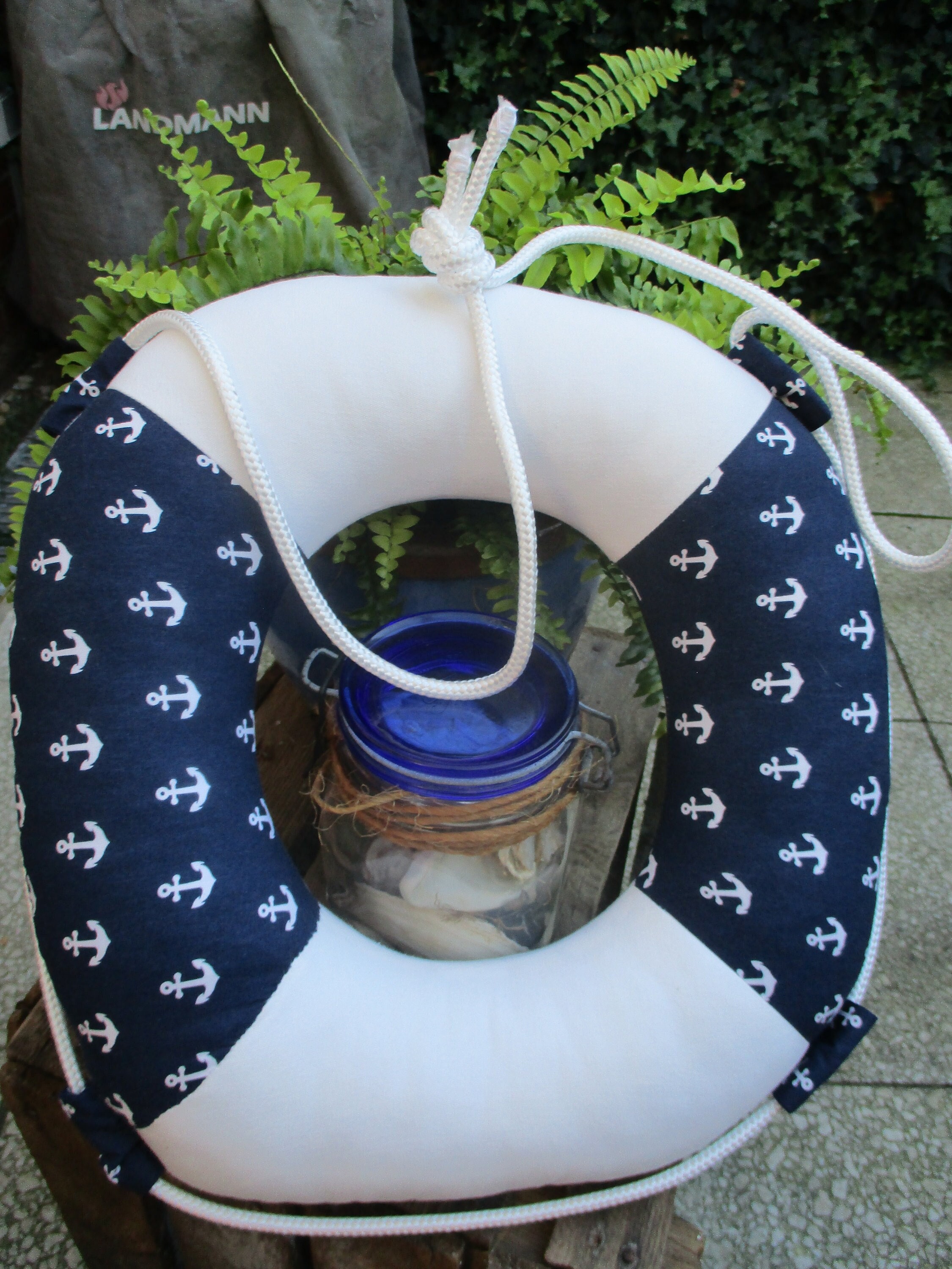 Maritime decoration, lifebuoy, unique piece that evokes holiday memories!