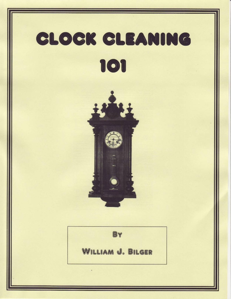 Clock Cleaning 101 How to Professionally Clean a Clock Etsy