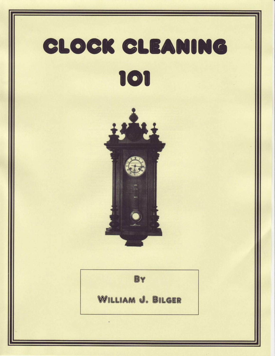Clock Cleaning 101 How to Professionally Clean a Clock Etsy