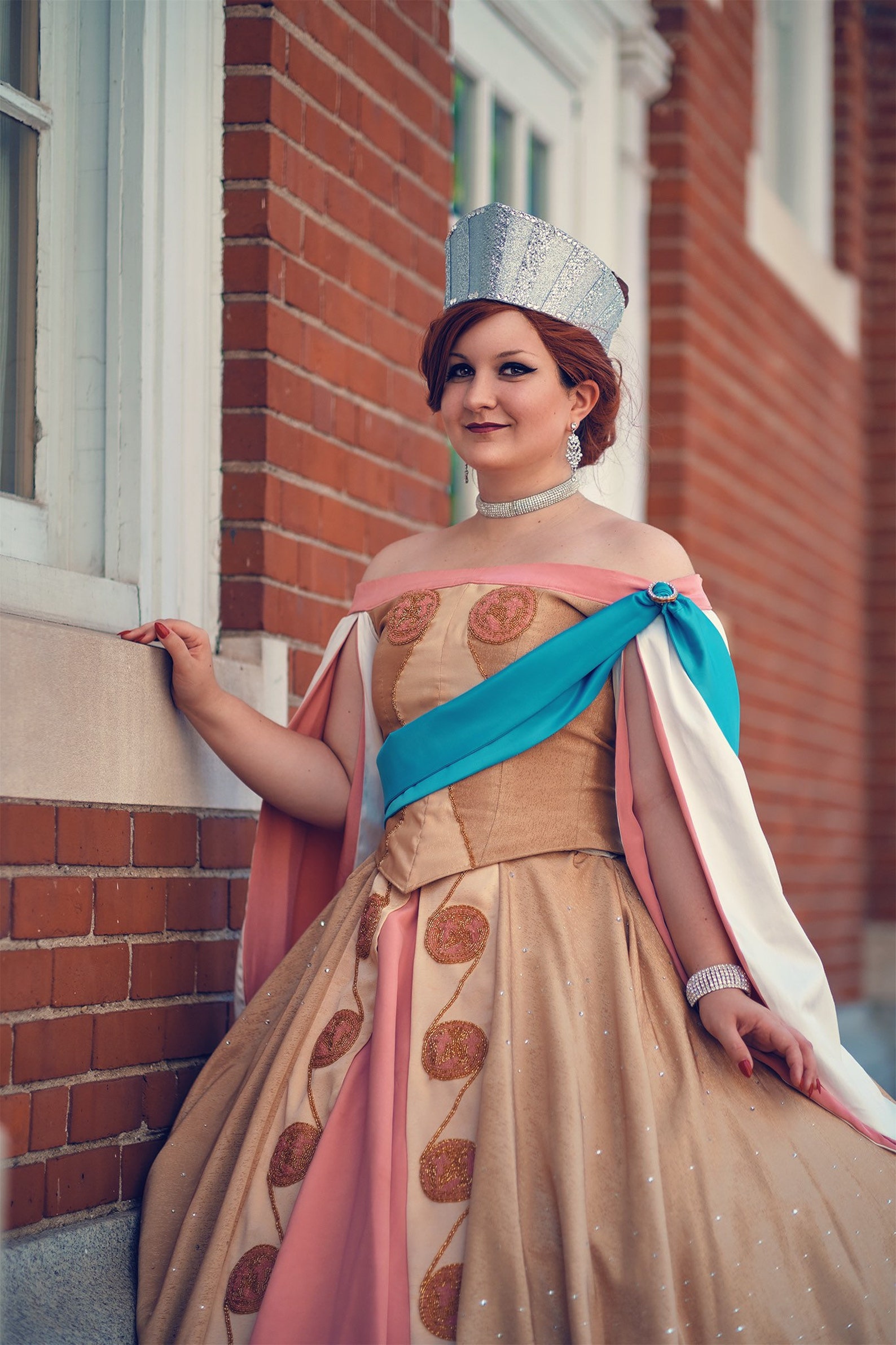Anastasia Movie Final Dress Tiara Crown Cosplay Costume Etsy