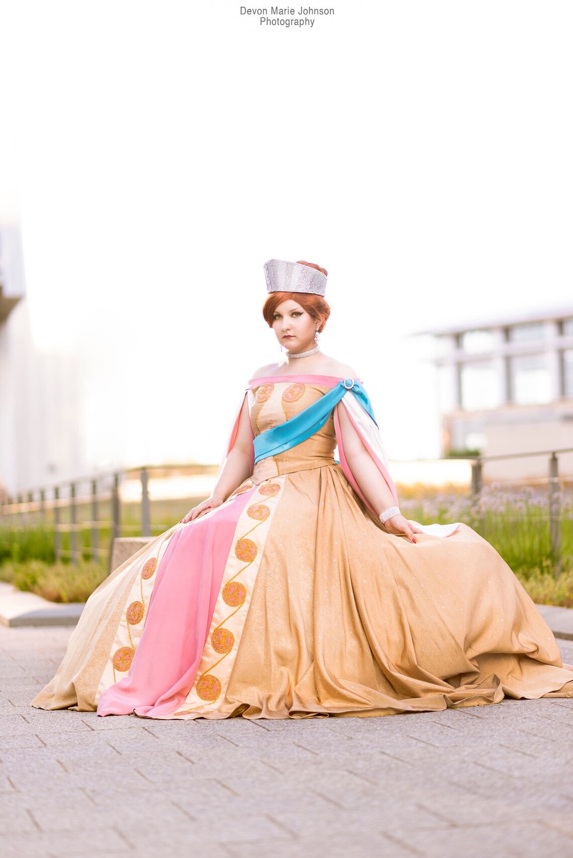 Anastasia Movie Final Dress Tiara Crown Cosplay Costume Etsy