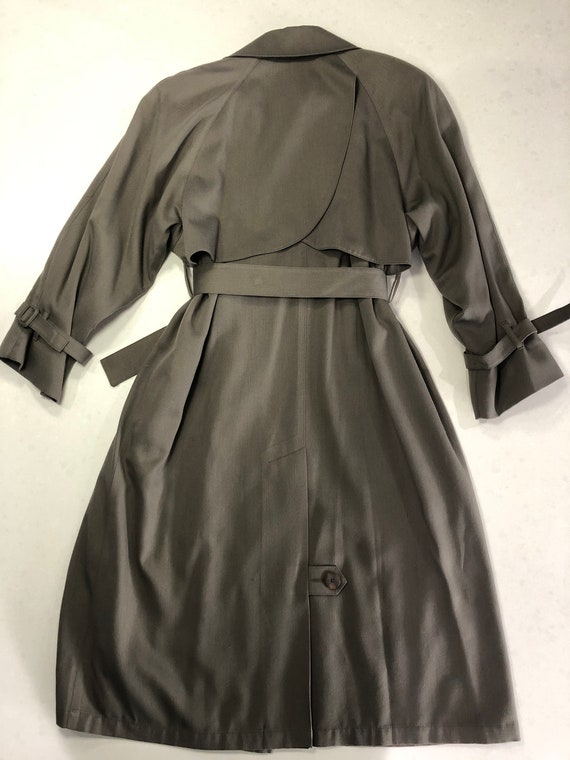 Army Green London Fog Trench Coat