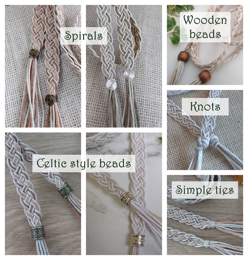 Snowdrop Braid Slender Hemp 'snowdrop' Pure White Handfasting Cord: 100% Eco Friendly ...