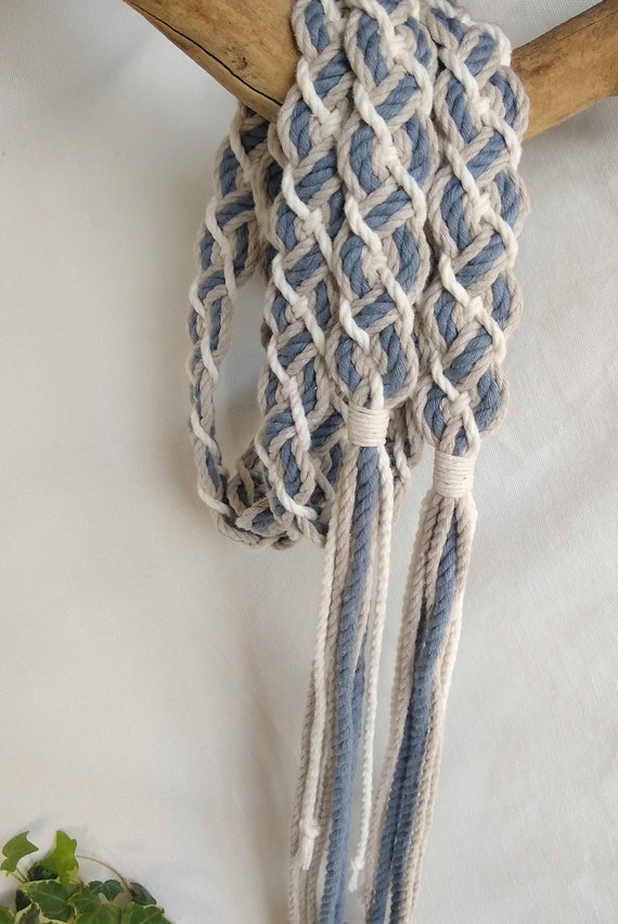 Natural Ivory Celtic Braided Handfasting Cord 100% Recycled Cotton