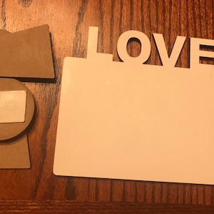 Sublimation Blank Sublimation already MDF Hardboard Love This Is Us Sign Picture Memories