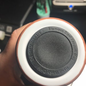 Sublimation Blank Double Walled Skinny Tumbler Rubber Bottom Rubber Skid Resistant Piece