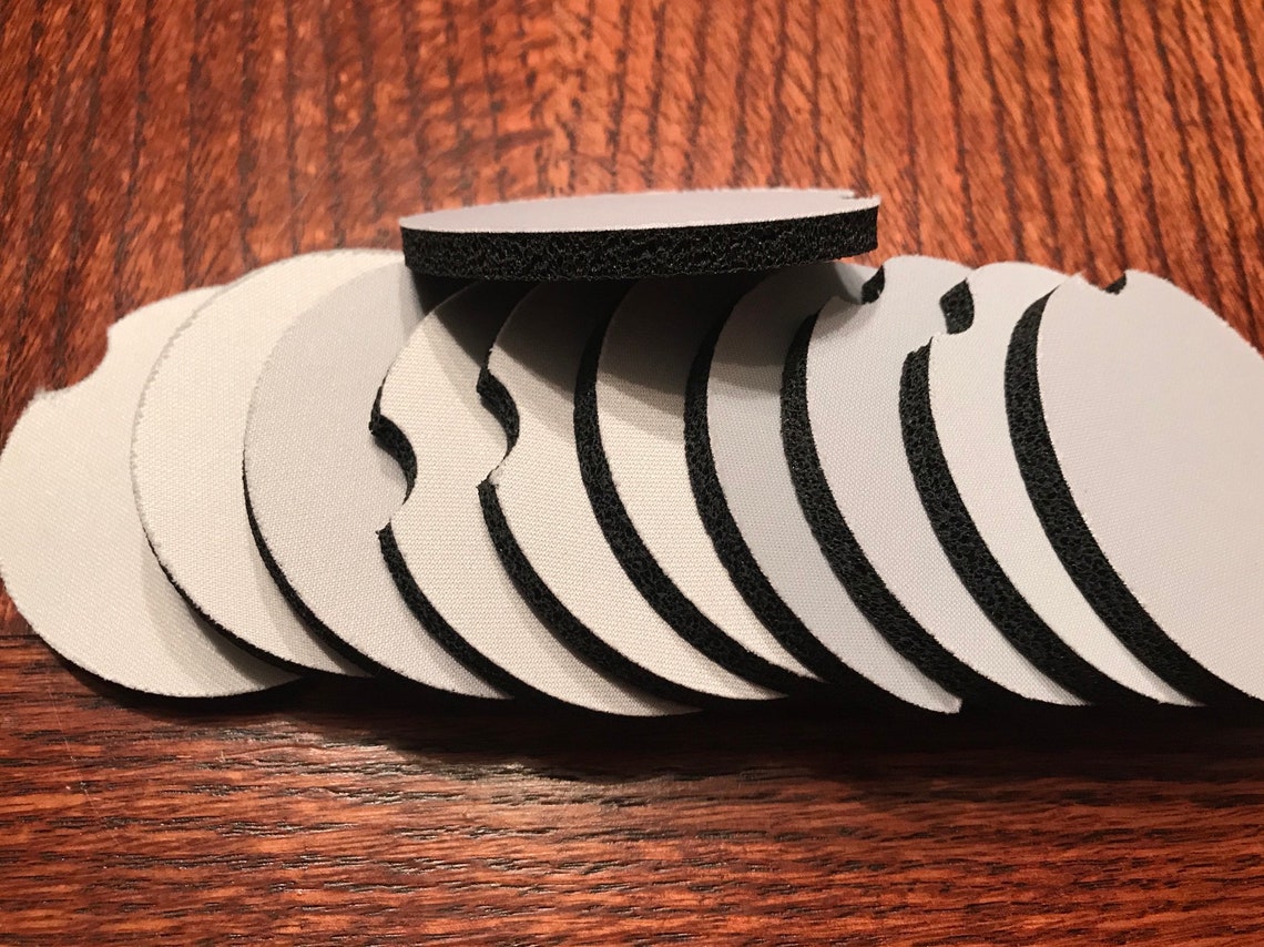 Blank Sublimation Car Coasters Pack of 10 car coasters Etsy