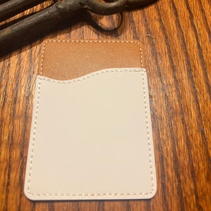Sublimation Blank Sublimation Ready PU leather phone credit card holder