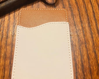 Sublimation Blank Sublimation Ready PU leather phone credit card holder