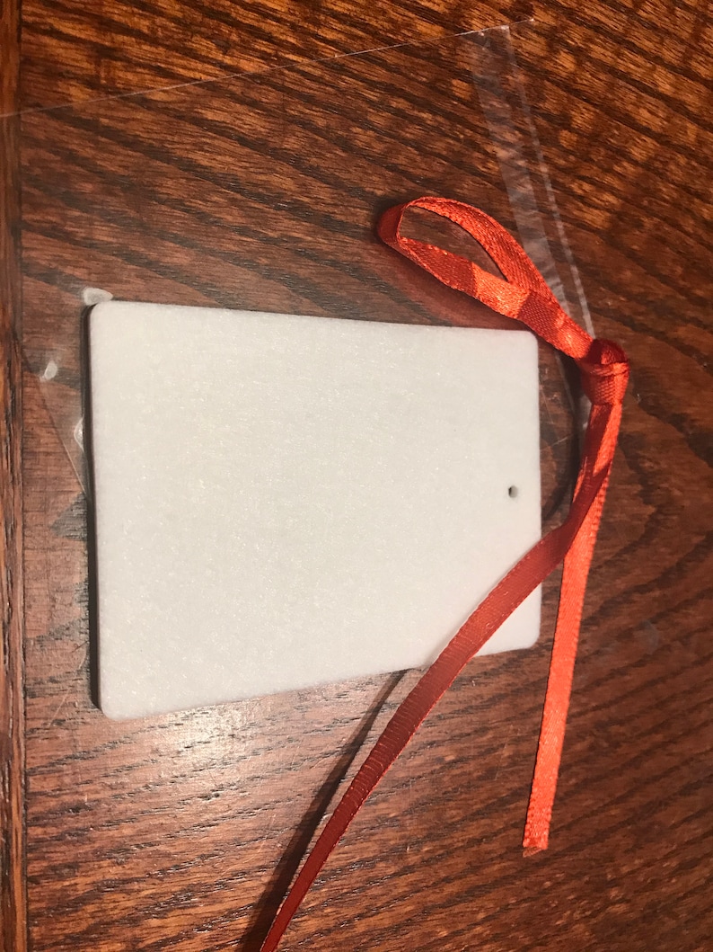 Blank Sublimation Felt Air Freshener Bright White Unscented Etsy