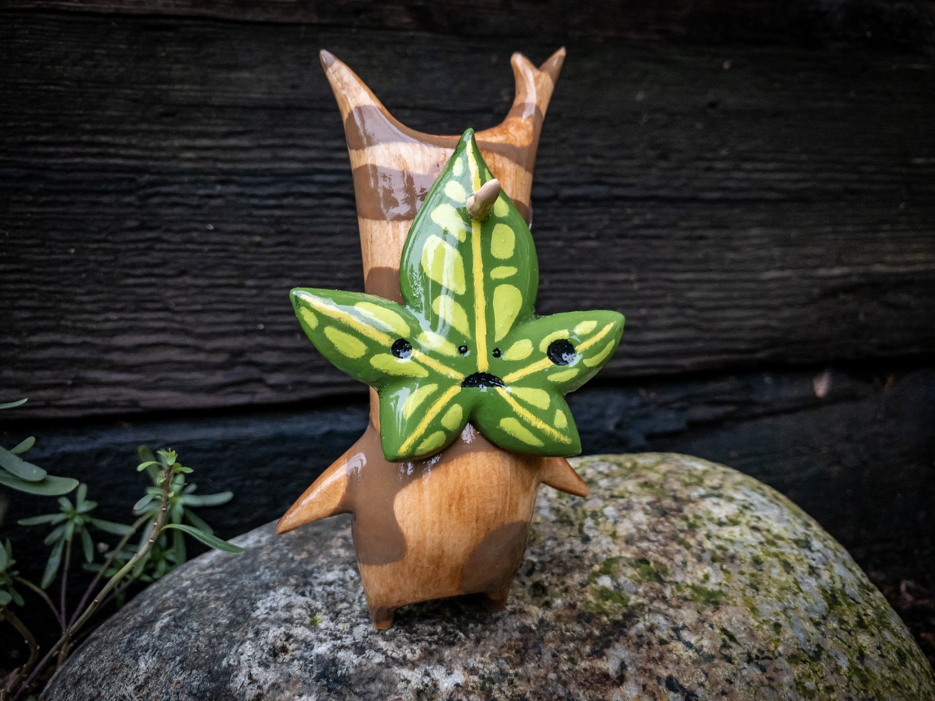 Wooden Korok Statue // Rown - Breath of the Wild Zelda Inspired