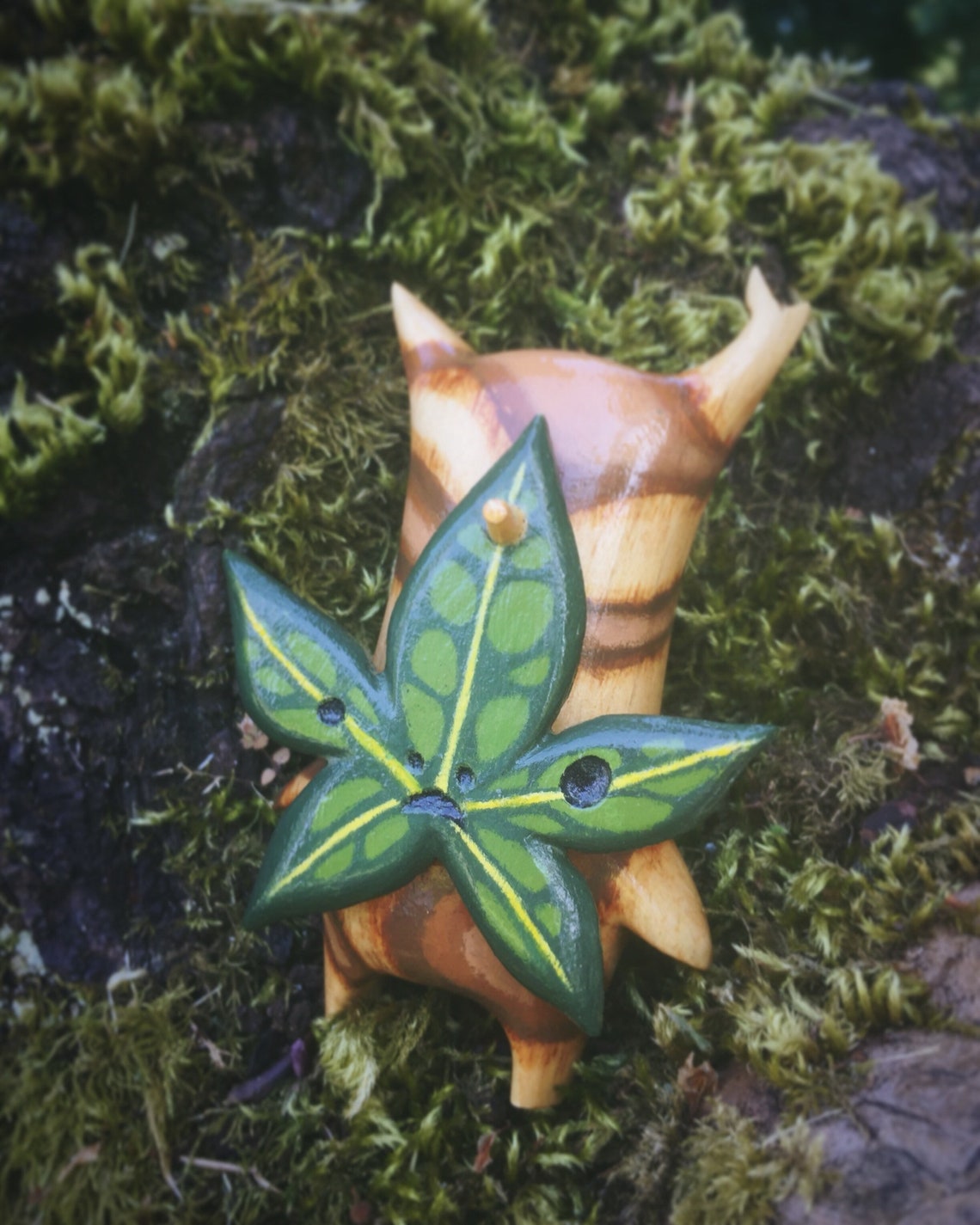 Wooden Korok Statue // Rown the Legend of Zelda pre Order Etsy