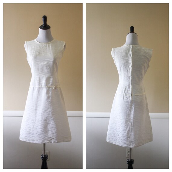 1960s white cocktail dress by Betty Barclay.