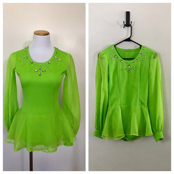 Vintage figure skating dress XS
