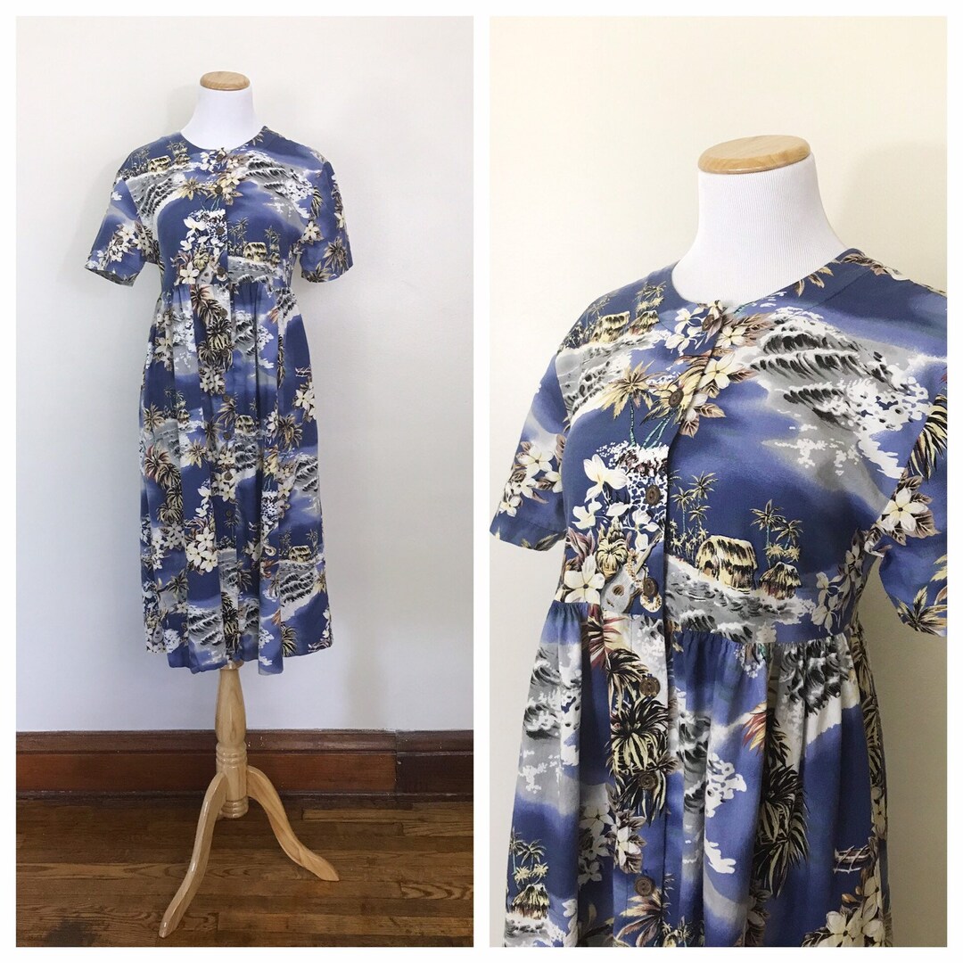 Vintage Hilo Hattie Hawaiian Dress - Etsy