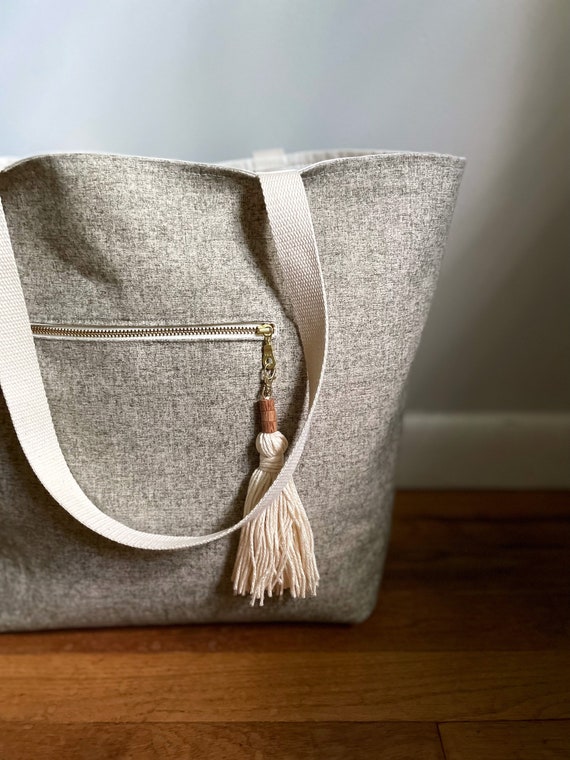 Hemp Grocery Tassel Bag Hemp Grocery Tassel Bag