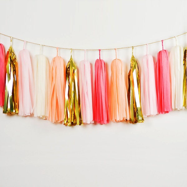 Tissue Paper Tassels Etsy