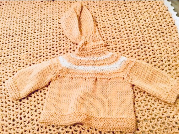 gold baby sweater
