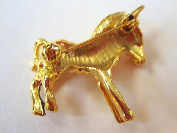 A Zebra or Donkey Pin or Brooch - image 2