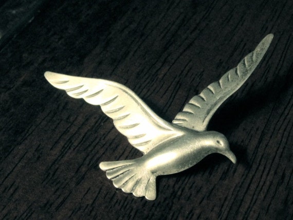 Sterling Beau Sea Gull Brooch - image 5