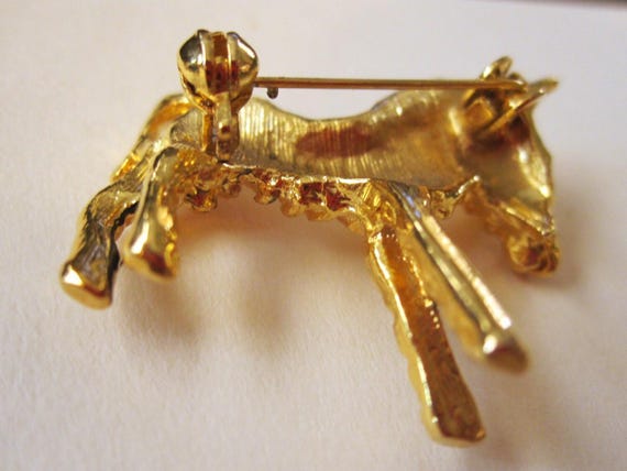 A Zebra or Donkey Pin or Brooch - image 3